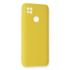 Mey İthalat®   Redmi 9C Kılıf Nano içi Kadife Silikon - Sarı