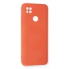 Mey İthalat®   Redmi 9C Kılıf Nano içi Kadife Silikon - Turuncu