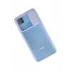 Mey İthalat®   Redmi 9C Kılıf Palm Buzlu Kamera Sürgülü Silikon - Lila