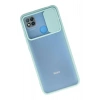 Mey İthalat® Redmi 9C Kılıf Palm Buzlu Kamera Sürgülü Silikon - Turkuaz