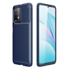 Mey İthalat®   Redmi 9T Kılıf Auto Focus Karbon Kapak - Lacivert