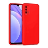 Mey İthalat®   Redmi 9T Kılıf Nano içi Kadife Silikon - Kırmızı