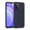 Mey İthalat®   Redmi 9T Kılıf Nano içi Kadife Silikon - Siyah