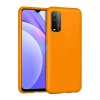 Mey İthalat®   Redmi 9T Kılıf Nano içi Kadife Silikon - Turuncu