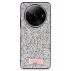 Mey İthalat®   Redmi A3 4G Bright Simli Kapak - Gümüş