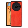 Mey İthalat®   Redmi A3 4G Kılıf Aras Deri Kapak - Kırmızı