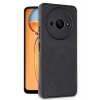 Mey İthalat®   Redmi A3 4G Kılıf Aras Deri Kapak - Siyah