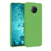 Mey İthalat®   Redmi K30 Pro Kılıf Nano içi Kadife Silikon - Yeşil