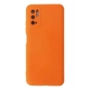 Mey İthalat®   Redmi Note 10 5G Kılıf Nano içi Kadife Silikon - Turuncu