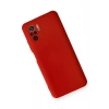 Mey İthalat®   Redmi Note 10 Kılıf Nano içi Kadife Silikon - Kırmızı
