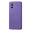 Mey İthalat®   Redmi Note 10 Kılıf Nano içi Kadife Silikon - Mor