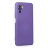 Mey İthalat®   Redmi Note 10 Kılıf Nano içi Kadife Silikon - Mor