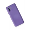 Mey İthalat®   Redmi Note 10 Kılıf Nano içi Kadife Silikon - Mor