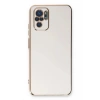 Mey İthalat®   Redmi Note 10 Kılıf Volet Silikon - Beyaz