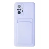 Mey İthalat®   Redmi Note 10 Pro Kılıf Kelvin Kartvizitli Silikon - Lila