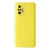 Mey İthalat®   Redmi Note 10 Pro Kılıf Nano içi Kadife Silikon - Sarı