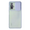 Mey İthalat®   Redmi Note 10 Pro Kılıf Palm Buzlu Kamera Sürgülü Silikon - Lila