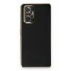 Mey İthalat®   Redmi Note 10 Pro Kılıf Volet Silikon - Siyah