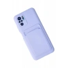 Mey İthalat®   Redmi Note 10S Kılıf Kelvin Kartvizitli Silikon - Lila