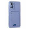 Mey İthalat®   Redmi Note 11 Pro Kılıf Kelvin Kartvizitli Silikon - Lila