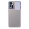 Mey İthalat®   Redmi Note 11T Kılıf Palm Buzlu Kamera Sürgülü Silikon - Lila
