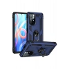 Mey İthalat® Redmi Note 11T Kılıf Sofya Yüzüklü Silikon Kapak - Lacivert