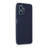 Mey İthalat®   Redmi Note 12 4G Kılıf First Silikon - Lacivert
