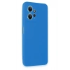 Mey İthalat®   Redmi Note 12 4G Kılıf First Silikon - Mavi