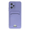 Mey İthalat®   Redmi Note 12 4G Kılıf Kelvin Kartvizitli Silikon - Lila
