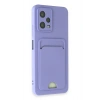 Mey İthalat®   Redmi Note 12 4G Kılıf Kelvin Kartvizitli Silikon - Lila