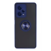 Mey İthalat®   Redmi Note 12 5G Kılıf Montreal Yüzüklü Silikon Kapak - Lacivert