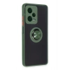 Mey İthalat®   Redmi Note 12 5G Kılıf Montreal Yüzüklü Silikon Kapak - Yeşil