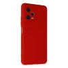 Mey İthalat®   Redmi Note 12 5G Kılıf Nano içi Kadife Silikon - Kırmızı