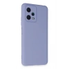 Mey İthalat®   Redmi Note 12 5G Kılıf Nano içi Kadife Silikon - Lila