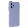 Mey İthalat®   Redmi Note 12 5G Kılıf Nano içi Kadife Silikon - Lila