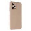 Mey İthalat®   Redmi Note 12 5G Kılıf Nano içi Kadife Silikon - Pudra