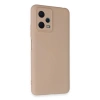 Mey İthalat®   Redmi Note 12 5G Kılıf Nano içi Kadife Silikon - Pudra