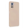 Mey İthalat®   Redmi Note 12 Pro 4G Kılıf Nano içi Kadife Silikon - Pudra