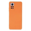 Mey İthalat®   Redmi Note 12 Pro 4G Kılıf Nano içi Kadife Silikon - Turuncu