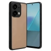 Mey İthalat®   Redmi Note 13 Pro 4G Kılıf Aras Deri Kapak - Pudra