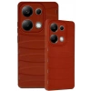Mey İthalat® Redmi Note 13 Pro 4G Kılıf Bibercas Silikon Kapak - Kırmızı