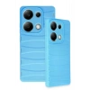 Mey İthalat® Redmi Note 13 Pro 4G Kılıf Bibercas Silikon Kapak - Mavi