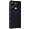 Mey İthalat® Redmi Note 13 Pro 4G Kılıf Bibercas Silikon Kapak - Siyah
