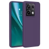 Mey İthalat®   Redmi Note 13 Pro 4G Kılıf First Silikon - Mor