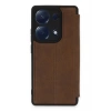 Mey İthalat®   Redmi Note 13 Pro 4G Kılıf Flip Cover - Taba