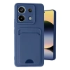 Mey İthalat®   Redmi Note 13 Pro 5G Kılıf Kelvin Kartvizitli Silikon - Lacivert