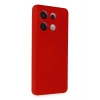 Mey İthalat®   Redmi Note 13 Pro 5G Kılıf Nano içi Kadife Silikon - Kırmızı