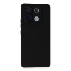 Mey İthalat®   Redmi Note 13 Pro 5G Kılıf Nano içi Kadife Silikon - Siyah