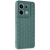 Mey İthalat® Redmi Note 13 Pro 5G Kılıf Petek Silikon Kapak - Koyu Yeşil