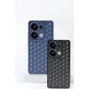 Mey İthalat® Redmi Note 13 Pro 5G Kılıf Petek Silikon Kapak - Siyah